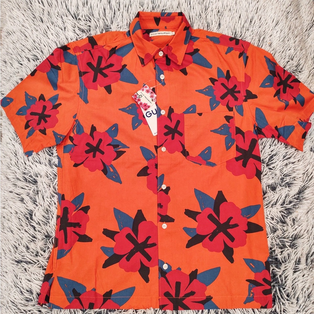 Filip Pagowski X GU Japan Floral Designer Pocket Tee - Brand New, Never Worn